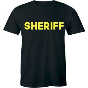 Sheriff Olive Law Enforcement Police Cap T-shirt